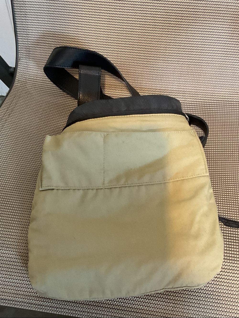 margot Black Pebbled Leather Crossbody with Front Zip Pocket - Picture 9 of 11